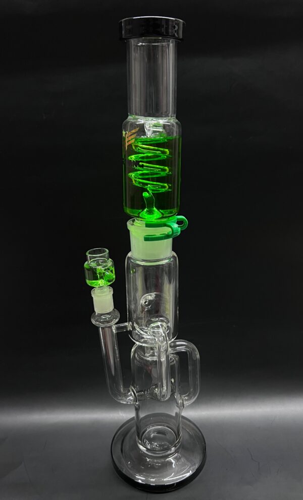Freezable Glycerin Coil Glass Water Pipe