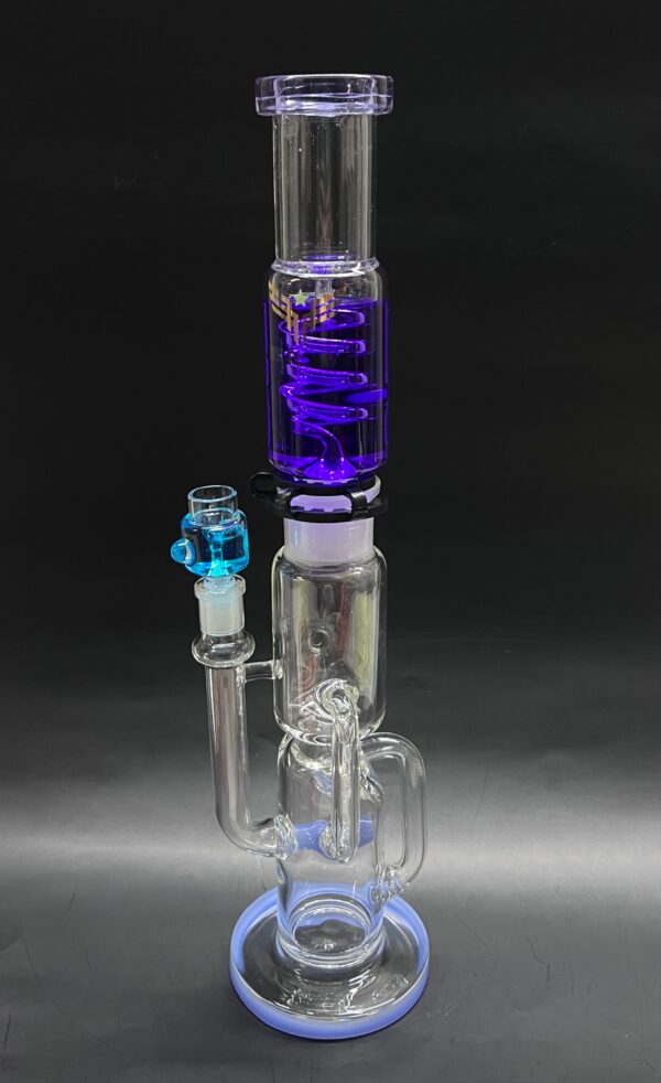 Freezable Glycerin Coil Glass Water Pipe