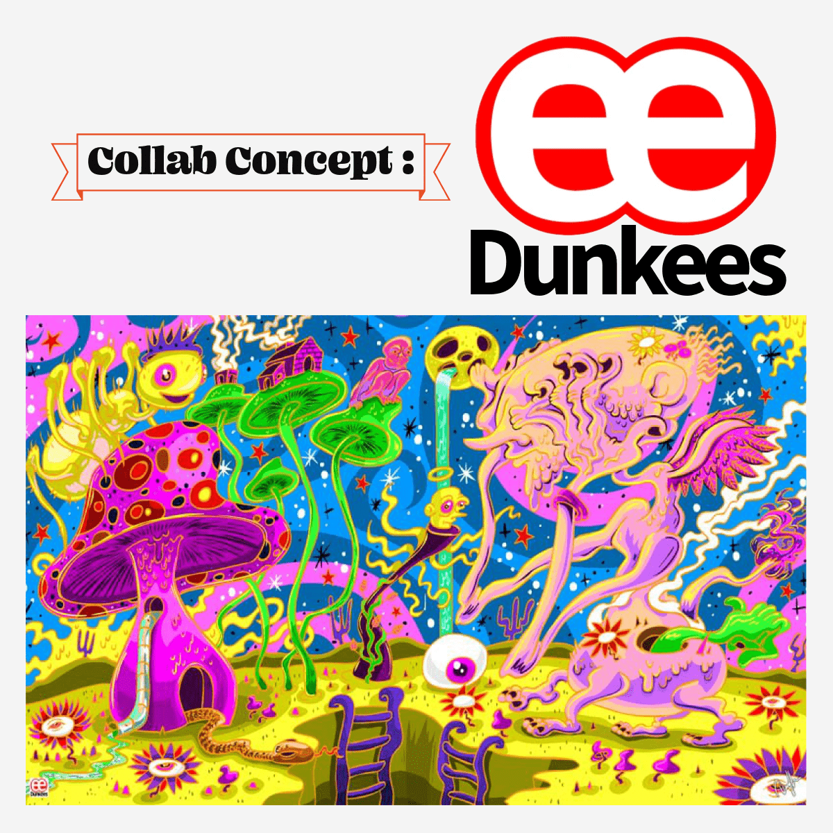 10″ DUNKEE Blind Biker Water Pipe Wholesale – Artisan Beaker Bulk Pricing